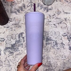Light purple disco Starbucks tumbler